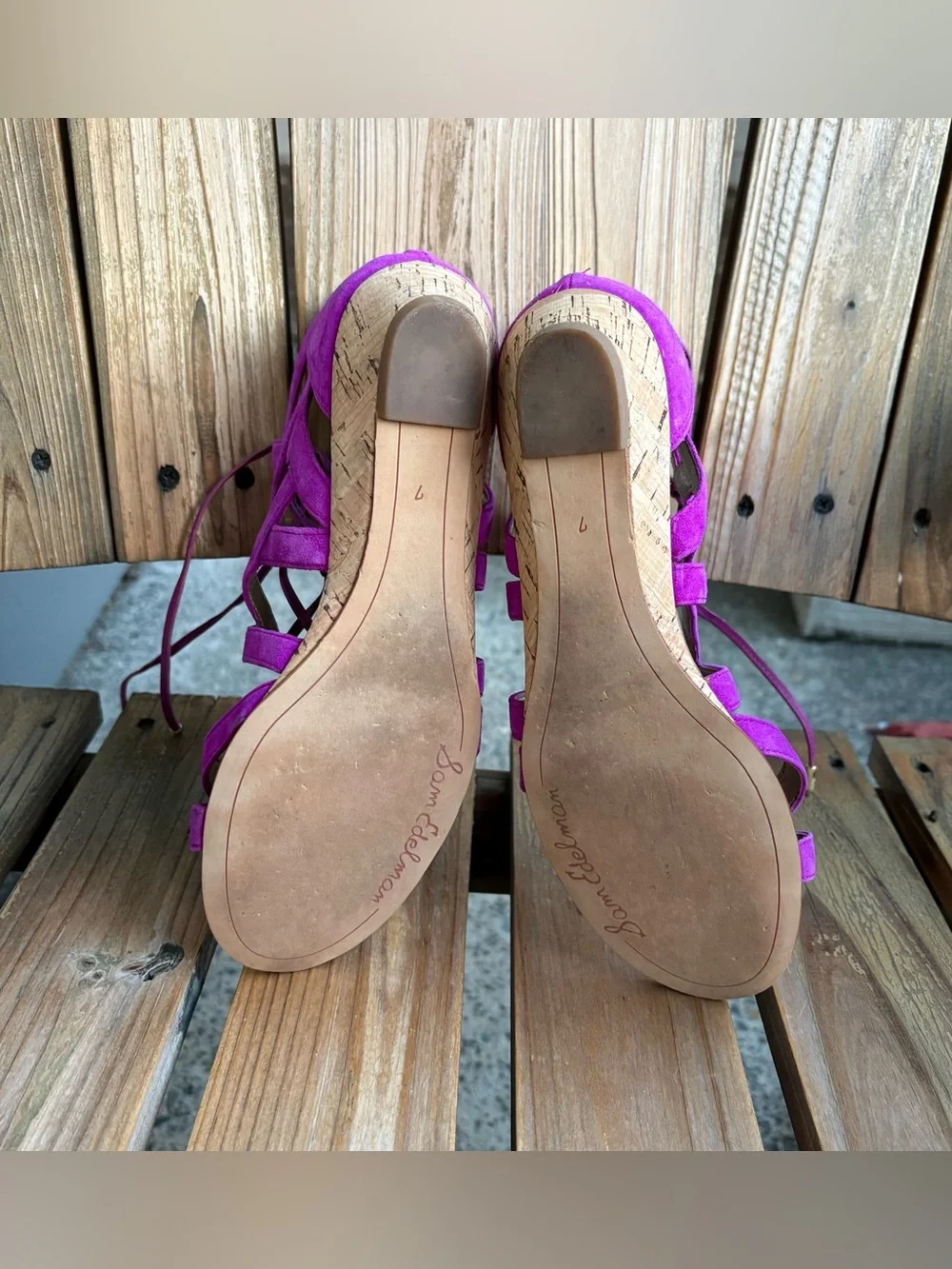 Sam Edelman Dawson Fuchsia Gladiator Sandal Size 7